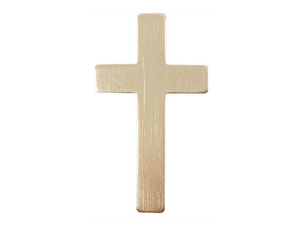 Pocket Cross-Blank Gold (Pack Of 50) by Swanson