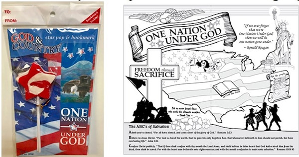 Candy-God And Country Star Pop w/Bookmark In Display (Set Of 12)(15-SEP-22=PUB O/S*) by Scripture Candy
