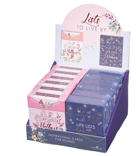 Merchandiser-Life Lists For Women/Mothers (Pack Of 12) (PRODUCT INCLUDED) by Christian Art Gift