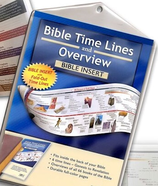 Bible Time Lines/Overview Insert (Set Of 6) by G T Luscombe