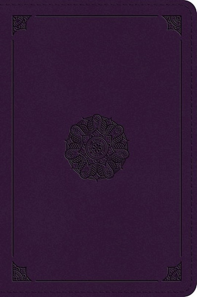 ESV Large Print Bible-Lavender Emblem Design TruTone by English Standard V