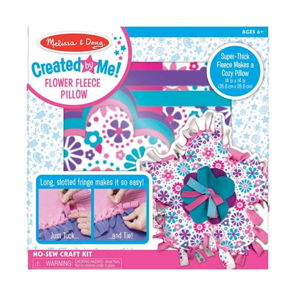 Craft Kit-Created By Me-Flower Fleece Pillow (Ages 6+) by Melissa And Doug