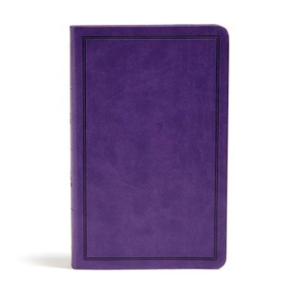 KJV Deluxe Gift Bible-Purple LeatherTouch by Holman Bible