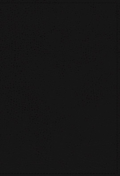 NKJV Study Bible (Comfort Print)-Black Premium Bonded Leather Indexed by Nelson Bibles