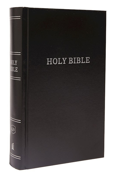 KJV Pew Bible (Comfort Print)-Black Hardcover by Nelson Bibles