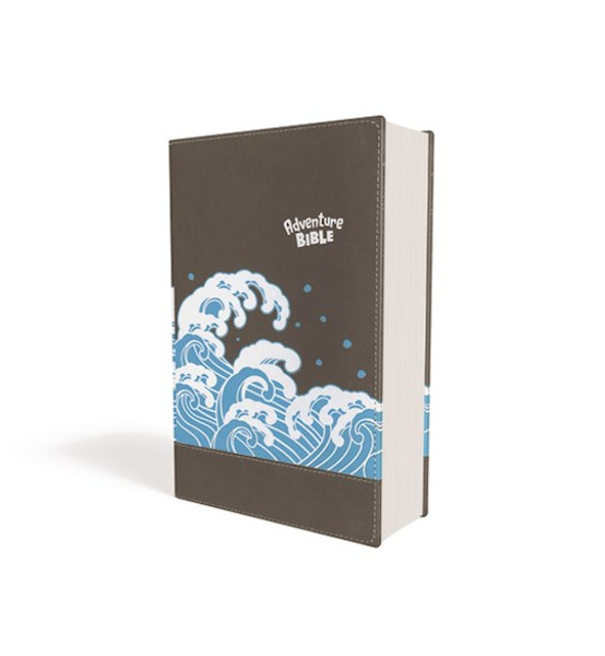 NIV Adventure Bible (Full Color)-Gray Leathersoft by Richards Lawrence