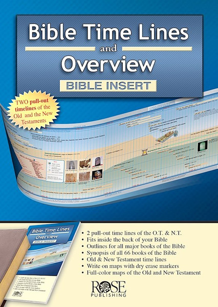 Bible Time Lines And Overview Bible Insert by Rose Publishing