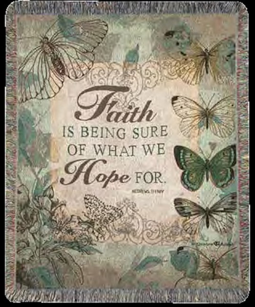 Throw-Faith-Tapestry (50" x 60") by Adolph Christine