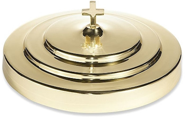 Communion Tray Cover-Solid Brass 11" by Sudbury Brass