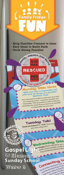 Gospel Light Winter 2024-2025: Elementary Fridge Fun (Take-Home) (Grades 1-4)-Year B (#2224) by Gospel Light