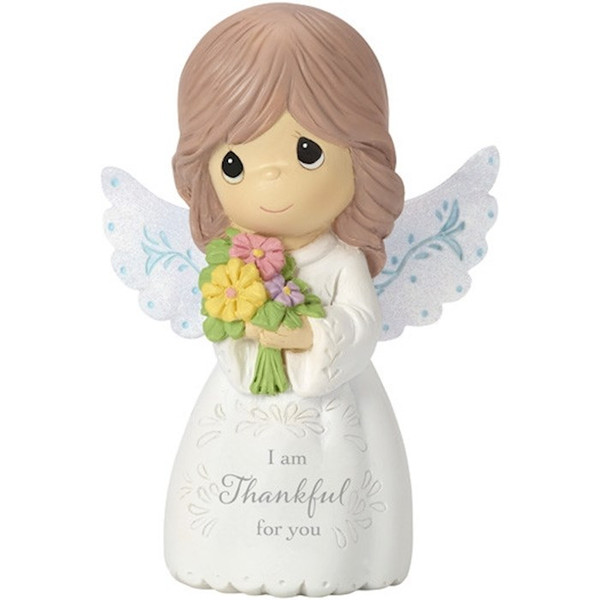 Figurine-I Am Thankful Angel For You Angel (3") by Precious Moments