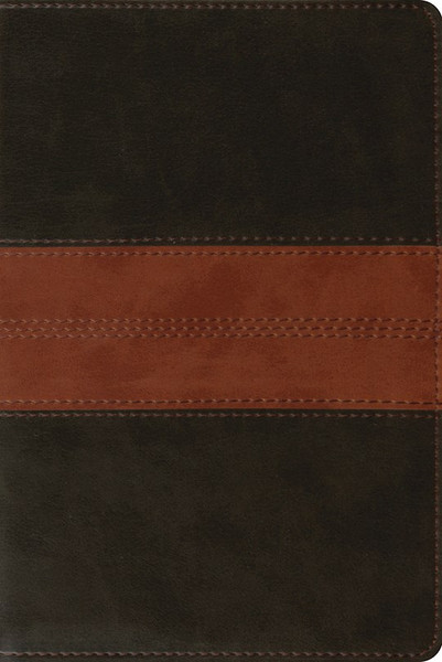 ESV Personal Reference Bible-Deep Brown/Tan Trail Design TruTone by English Standard V