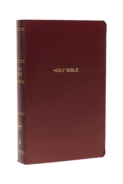 NKJV Gift & Award Bible (Comfort Print)-Burgundy Leatherflex by Nelson Bibles