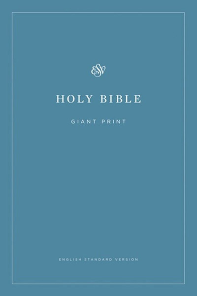 ESV Economy Bible/Giant Print-Blue Softcover by English Standard V