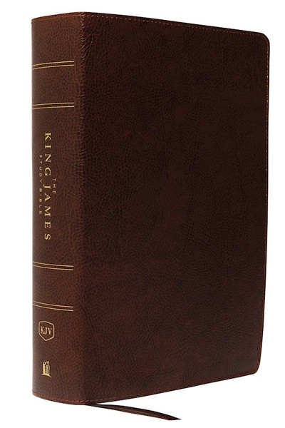 KJV Study Bible (Full-Color)-Brown Bonded Leather Indexed by Nelson Bibles