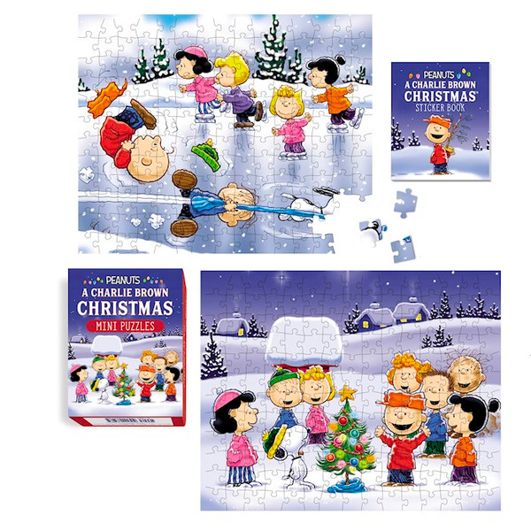 Peanuts: A Charlie Brown Christmas Mini Puzzles by Schulz Charles M