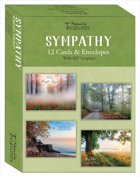 Card-Boxed-Sympathy-Heartfelt Sympathy (Box Of 12) by Family Treasures