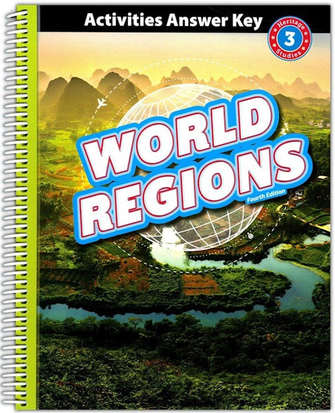 Heritage Studies 3 Activities Answer Key: World Regions (4th Edition) by BJU Press