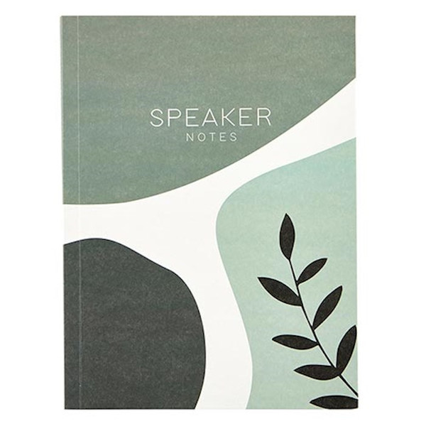 Speaker Notes-Green (6" x 8") by Faithworks