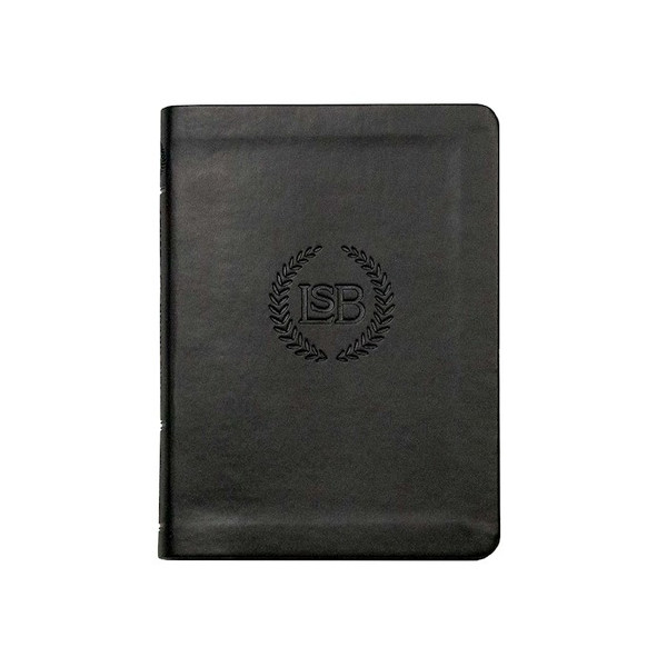 LSB Legacy Standard Bible New Testament With Psalms And Proverbs Logo Edition-Black Faux Leather by Steadfast Bibles