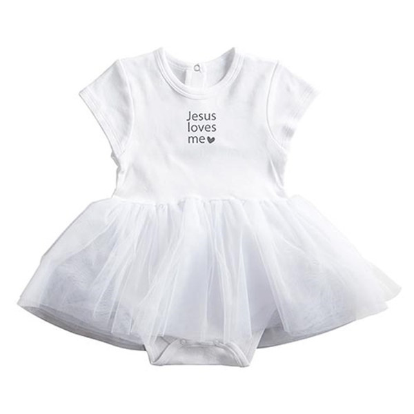Snapshirt Dress-Jesus Loves Me (6-12 mths) by Stephan Baby