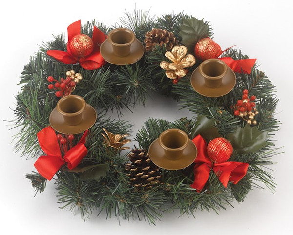 Advent Wreath-Berry (11" Diameter) by Vermont Christmas
