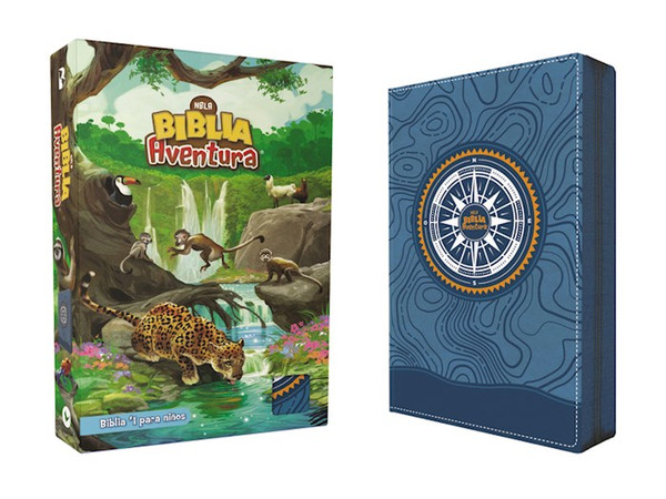 NBLA Biblia Aventura (Adventure Bible)-Blue Leathersoft by Editorial Vida