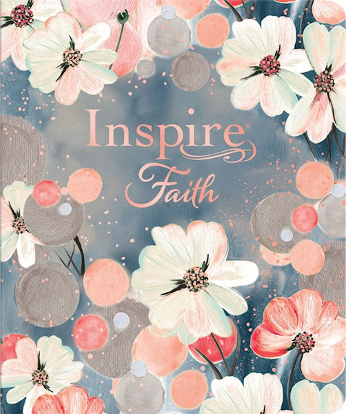 NLT Inspire Faith Bible Filament Enabled Edition-Watercolor Garden LeatherLike by Tyndale House
