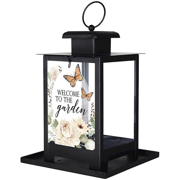 Bird Feeder-Welcome To The Garden (12" x 7" x 7") by Carson Home Accent