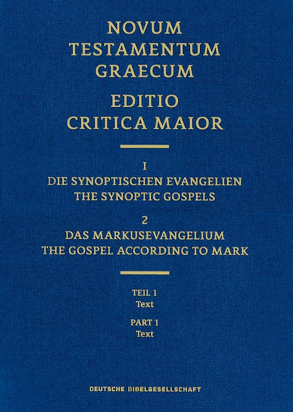 The Gospel Of Mark Editio Critica Maior 2.1 by Hendrickson