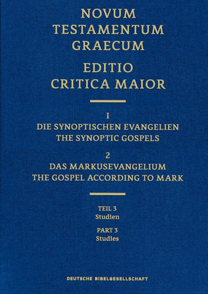 The Gospel Of Mark Editio Critica Maior 2.3 by Hendrickson