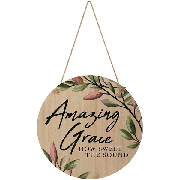 Wall Decor-Amazing Grace (14" D) by Carson Home Accent