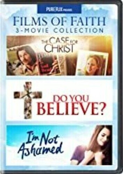 DVD-Films Of Faith 3-Movie Collection: Case For Christ/Do You Bleive? I'm Not AShamed by Pure Flix