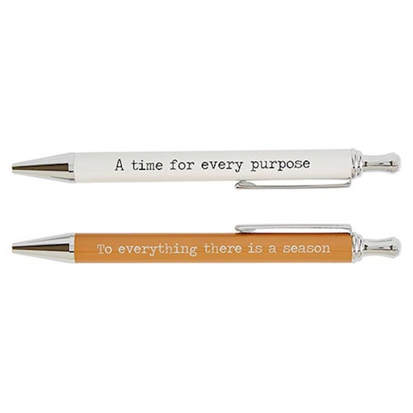 Pen Set-To Everything... (Set Of 2) by Heartfelt