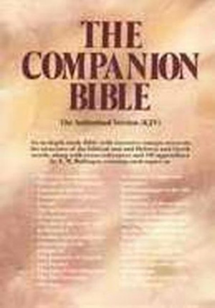 KJV Companion Bible-Black Bonded Leather Indexed by Bullinger E W