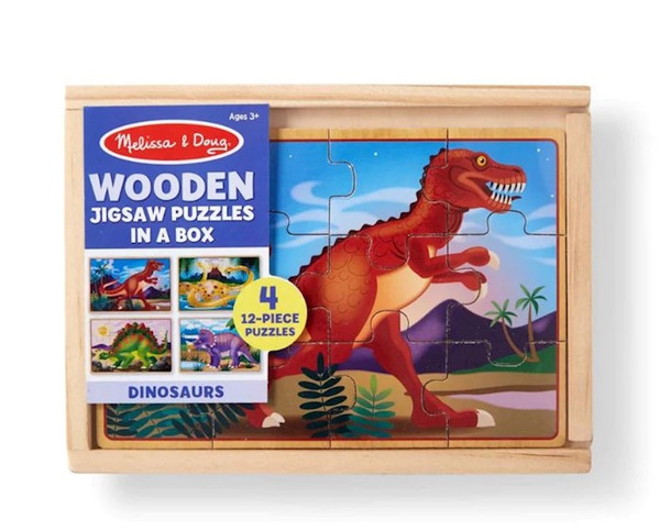Jigsaw Puzzle In A Box-Dinosaur (Ages 3+) by Melissa and Doug