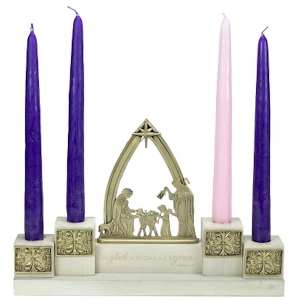 Advent Candle Holder-Holy Family by Advent