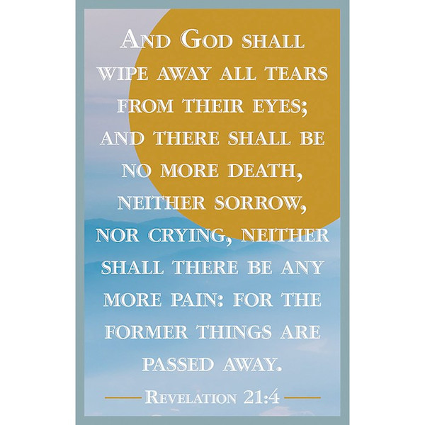 Bulletin-And God Shall Wipe Away All Tears (Pack Of 100) by Broadman & Holman