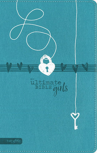 NIV Ultimate Bible For Girls (Faithgirlz Edition)-Teal Leathersoft Indexed by Rue Nancy N