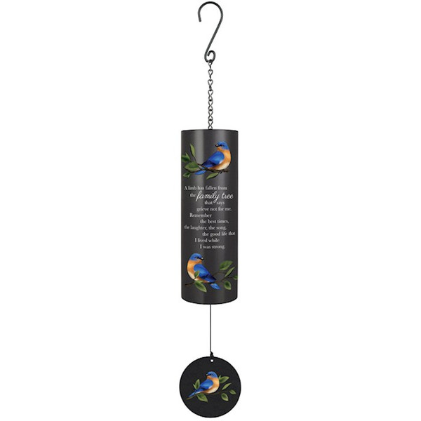 Wind Chime-Cylinder Sonnet-Family Tree (36") by Carson Home Accent