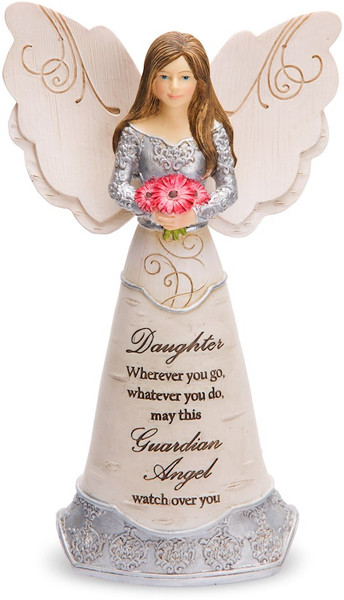 Figurine-Guardian Angel-Daughter (6") by Elements