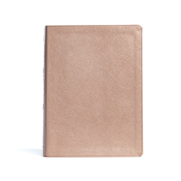 CSB Study Bible-Rose Gold LeatherTouch by CSB Bibles By Holm