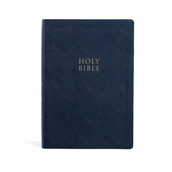 CSB Super Giant Print Reference Bible-Navy LeatherTouch Indexed by CSB Bibles By Holm