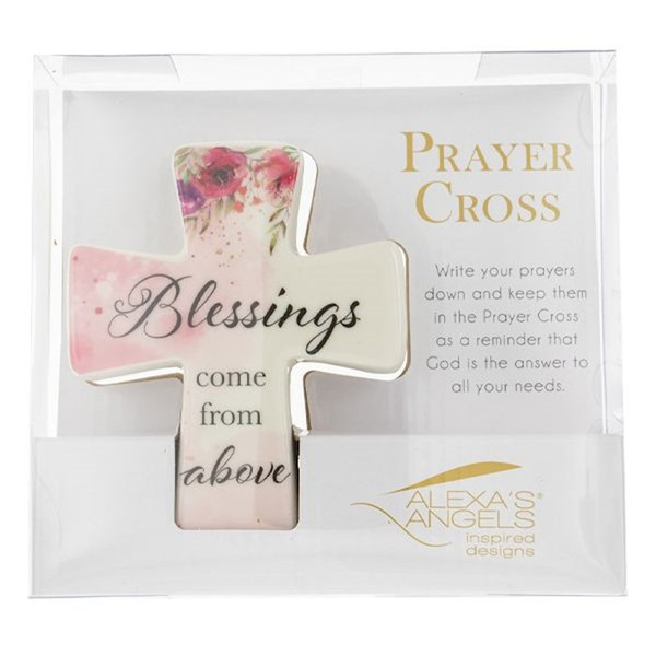 Blessings Cross-Blessings Come From Above (4.5") by Roman Inc.