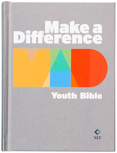 NLT Make A Difference Youth Bible-Hardcover by Castor Ken