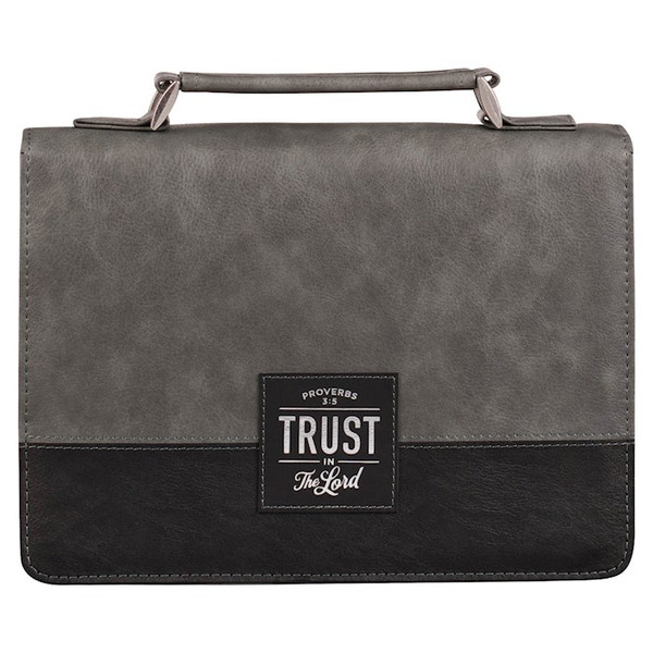 Bible Cover-Trust In The Lord Proverbs 3:5-LRG by Christian Art Gift