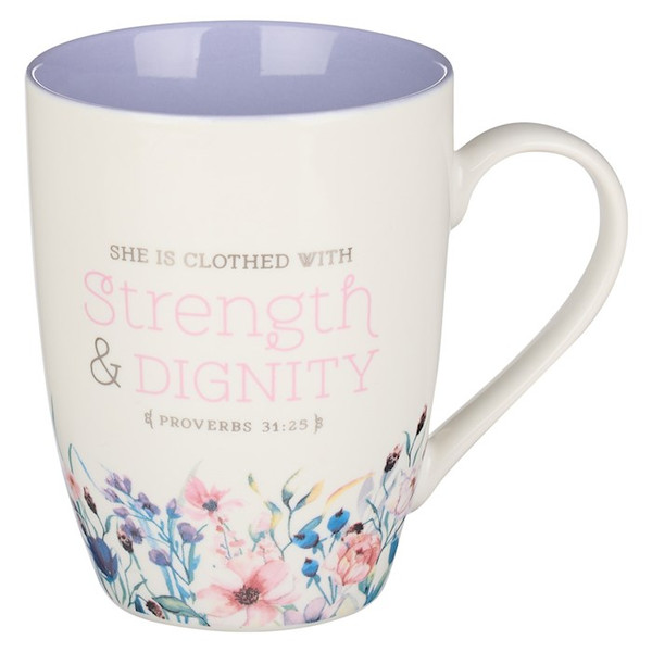 Mug-Strength & Dignity (Proverbs) (MUG842) by Christian Art Gift