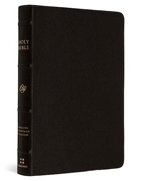 ESV Compact Bible-Deep Brown Buffalo Leather by Crossway