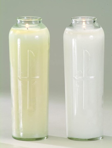 Candle-7 Day Sanctolite Sanctuary Light-Crystal (Pack Of 12) by Will & Baumer