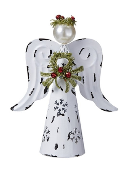 Home Decor-Light Up Angel-Farmhouse Distressed (6") by Christmas